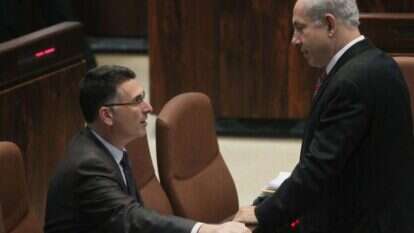 נתניהו וסער, 2012. | מרים אלסטר, פלאש 90