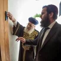 הרב יצחק יוסף בדובאי. באדיבות: Dubai Jewish Community Center