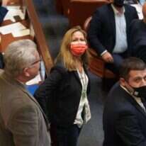 ח"כ מיקי חיימוביץ' במליאה, אמש. | דוברות הכנסת - דני שם טוב