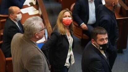 ח"כ מיקי חיימוביץ' במליאה, אמש. | דוברות הכנסת - דני שם טוב