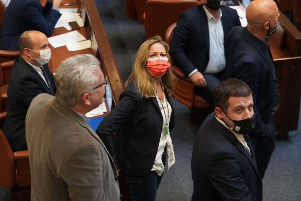 ח"כ מיקי חיימוביץ' במליאה, אמש. | דוברות הכנסת - דני שם טוב