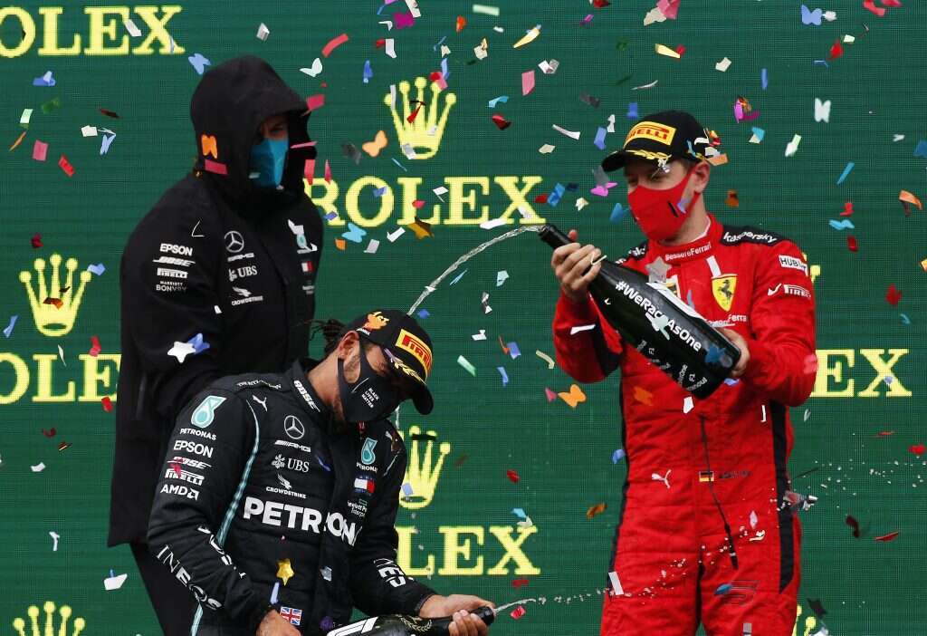 הבריטי השתווה לשומאכר. | גטי אימג'ס