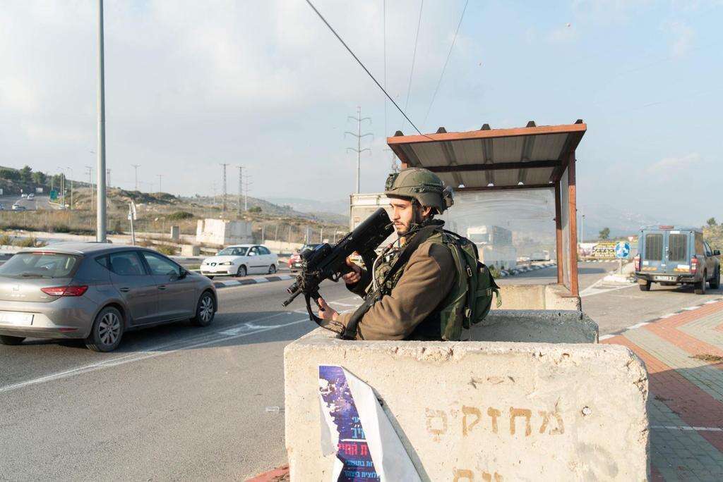 חייל בעמדת שמירה בשומרון. אילוסטרציה. | דו"צ