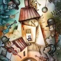 "מה חגיגי ומיוחד במינו מראֶהָ של כל עיר יהודית ביום שישי בערב". איור: שאטרסטוק