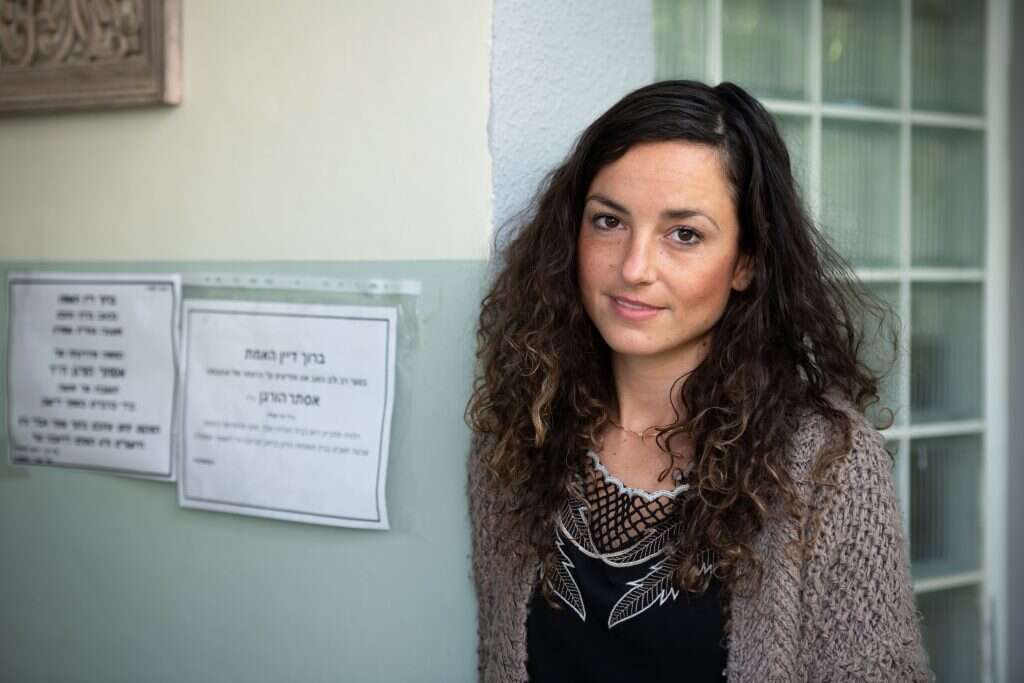 אודליה הורגן, בתה של אסתר הורגן שנרצחה בפיגוע השבוע. | שריה דיאמנט