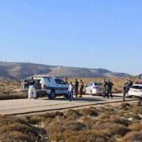 כוחות ביטחון והצלה בזירת התאונה בבנימין, השבוע. | TPS