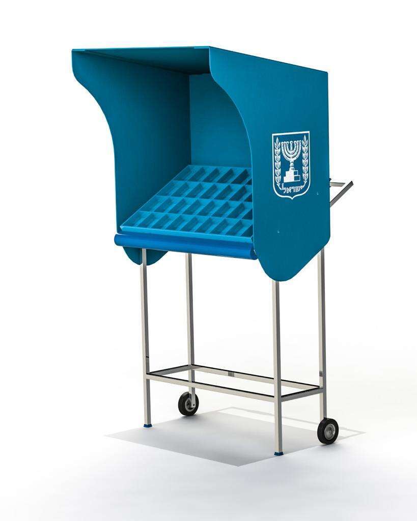 קלפי מבודדים. הדמיה: ועדת הבחירות