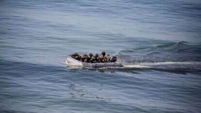 צוללנים של חמאס בתרגיל מטכ"לי. | EPA