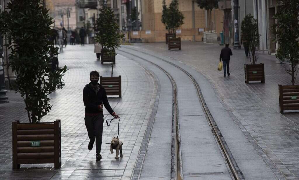 סגר באיסטנבול טורקיה, דצמבר 2020. | EPA