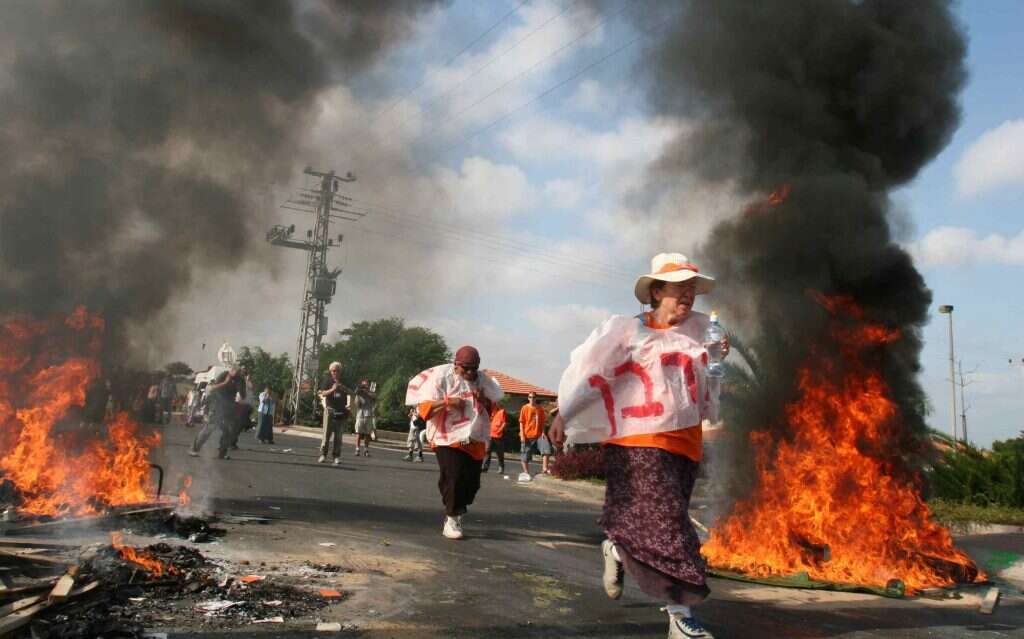 פינוי נווה־דקלים, 2005. | מרים צחי