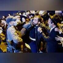 מחאת הפלג הקיצוני בבני ברק בשבוע שעבר. | AFP