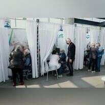 מתחסנים בישראל. | AFP