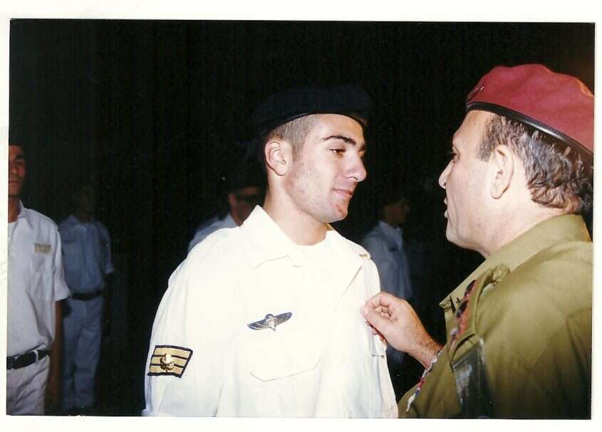 צדיקוב בשירותו הצבאי. באדיבות המצולם