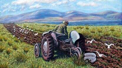 יונתן טל, "חריש בעמק", 2003 יונתן טל, "חריש בעמק", 2003