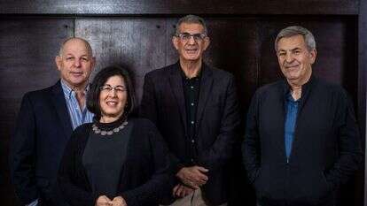 מימין לשמאל: עידו נחושתן, יוסי שרעבי, חבצלת יהל, רענן אביטל. | אריק סולטן