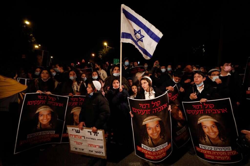 הפגנות בירושלים במחאה על מותו של אהוביה סנדק ז"ל, 2021. | אוליבייה פיטוסי, פלאש 90