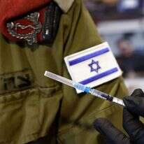 מתחסנים בצה"ל. | AFP