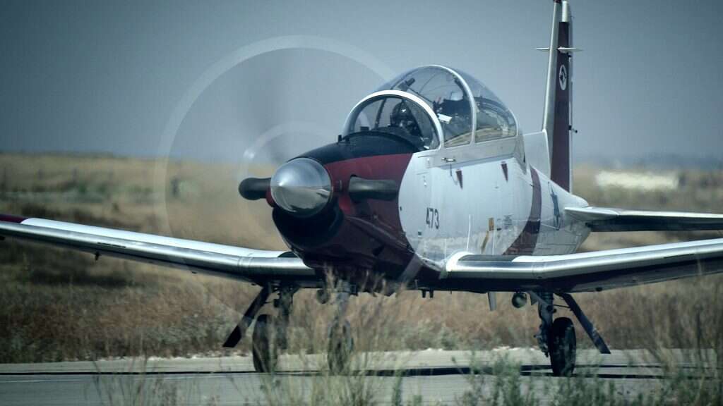 מטוס העפרוני. באדיבות משרד הביטחון