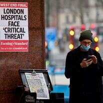 קורונה בלונדון. | AFP קורונה בלונדון. | AFP