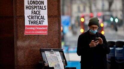 קורונה בלונדון. | AFP