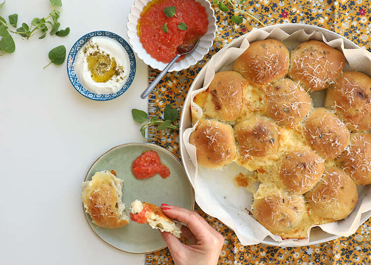 מאפה גבינות ואורגנו טרי. | אפרת ליכטנשטט