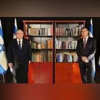 גדעון סער ודני דיין. באדיבות תקווה חדשה