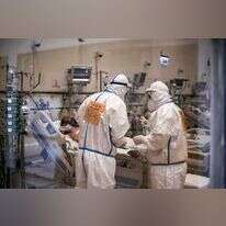 מחלקת קורונה בבית חולים בצפון הארץ. אילוסטרציה. | AFP