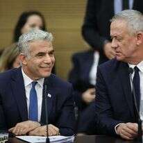 גנץ ולפיד | נעם ריבקין פנטון - פלאש 90