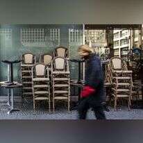 מסעדה סגורה בגרמניה, במהלך הסגר. | גטי אימג'ס