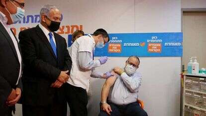 נתניהו במרפאה בבית־שמש. | אלכס קולומויסקי נתניהו במרפאה בבית־שמש. | אלכס קולומויסקי