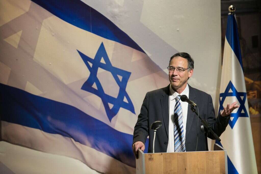 שי ניצן בטקס הפרידה מפרקליטות המדינה, דצמבר 2019. | אוליבייה פיטוסי, פלאש 90