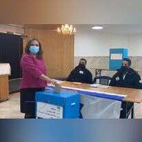 יו"ר הבית היהודי הנבחרת חגית משה בפריימריז לראשות המפלגה, השבוע. | נועם נסימי