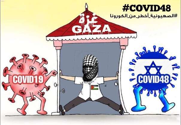 קריקטורה אנטישמית. באדיבות מערכת הניטור של משרד התפוצות