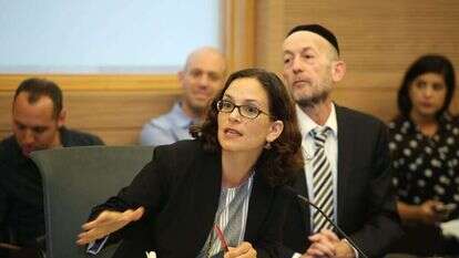 מאבקי חקיקה על ימי חופשה והורות שוויונית. ח"כ רחל עזריה בוועדת החוקה בכנסת, 2016 | מרים צחי