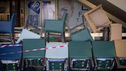 מסעדה סגורה בתל אביב. | מרים אלסטר, פלאש 90