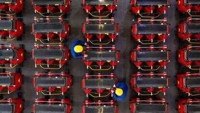 מפעל בסין. | AFP