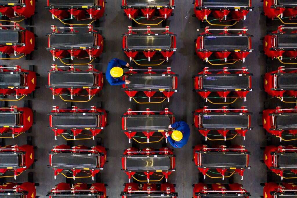 מפעל בסין. | AFP