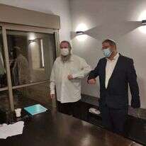 איתמר בן גביר ואבי מעוז במעמד החתימה על ריצה משותפת. | מטה עוצמה-נעם