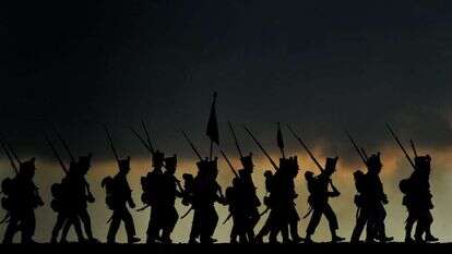 שחזור קרב אוסטלריץ. | AFP