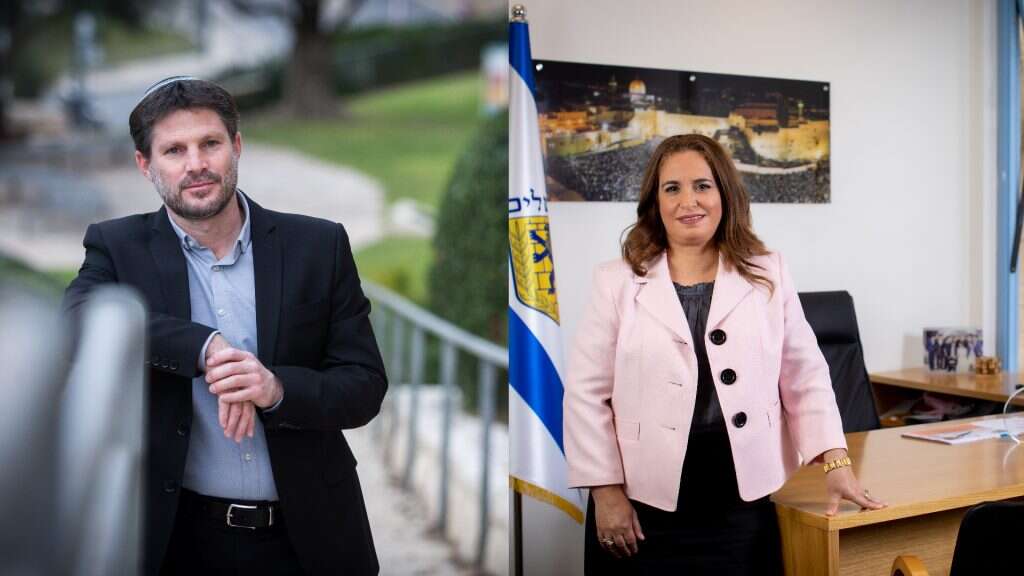 חגית משה ובצלאל סמוטריץ'. צילומים: אריק סולטן, אורן בן-חקון