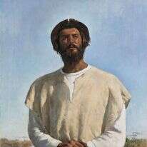 אילן ברוך, "יצחק ברסלב", שמן על בד, 2006. אוסף אילן שבתאי, ירושלים