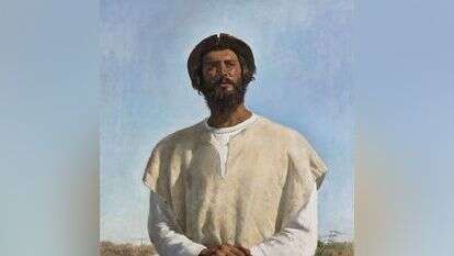 אילן ברוך, "יצחק ברסלב", שמן על בד, 2006. אוסף אילן שבתאי, ירושלים