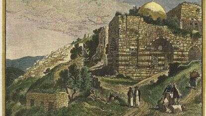 צפת, 1753, איור של האמן ג'ונסטון ג'יי. | גטי אימג'ס