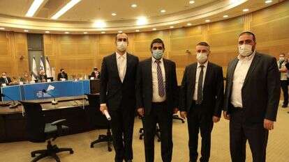 נציגי ש"ס בוועדה. | יוסי זמיר לע"מ