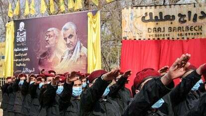 חיילי חיזבאללה בדרום לבנון. | AFP