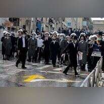 מחאה על אכיפת הנחיות הקורונה במאה שערים, ארכיון. | AFP