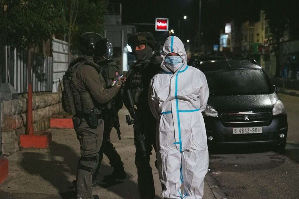 מעצר חשוד ברמאללה. | דוברות המשטרה