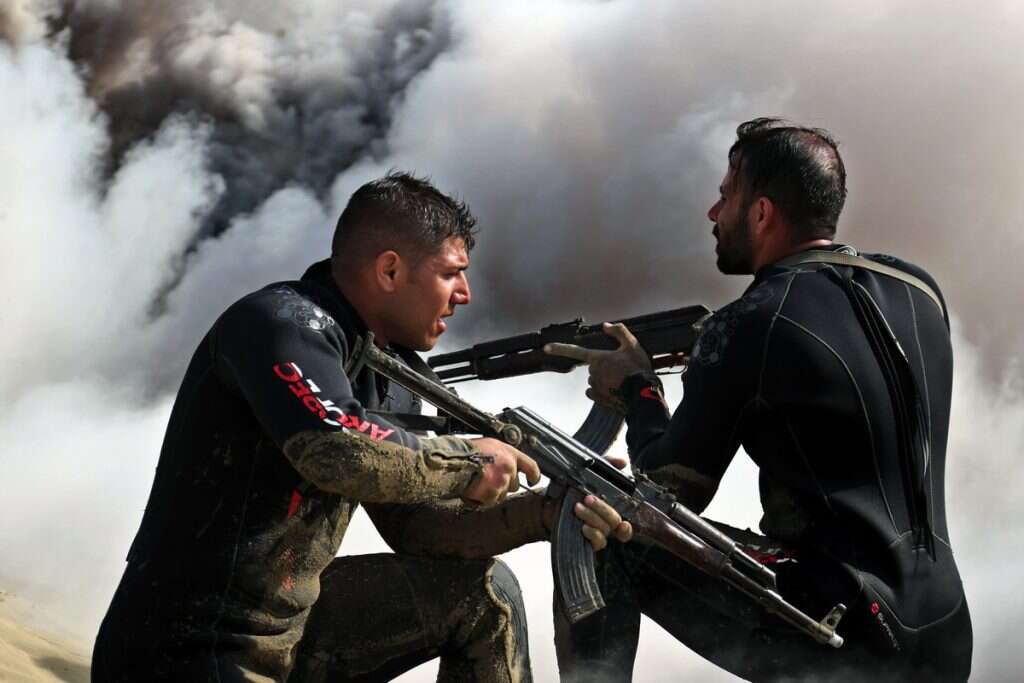 לוחמים בתרגיל צבאי באיראן. | AFP