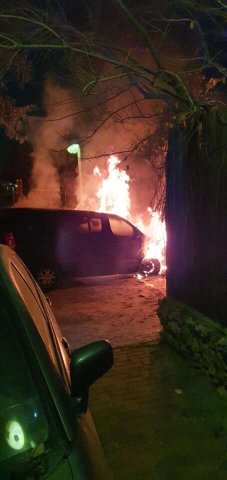 הרכב שהוצת ברמלה. | דביר קולא