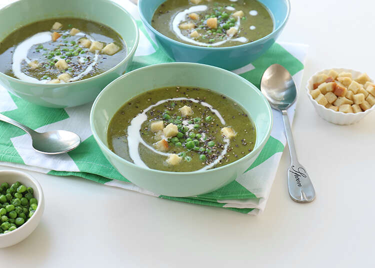 מרק אפונה ותרד. | אפרת ליכטנשטט